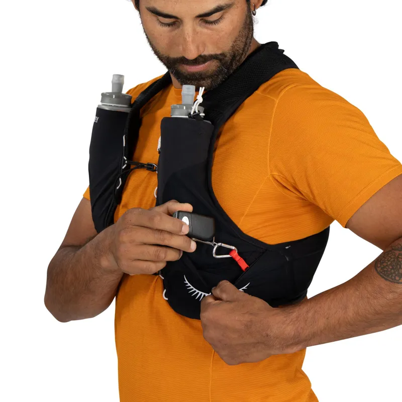 Osprey Mens Duro LT Running Vest with Flask - Black-6