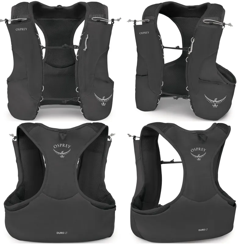 Osprey Mens Duro LT Running Vest with Flask - Black-3