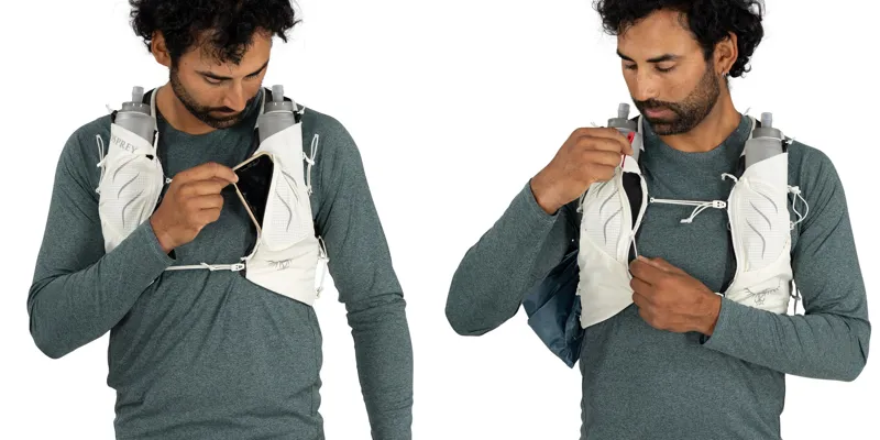 Osprey Mens Duro Pro 10 Running Vest - Cascade Blue-9