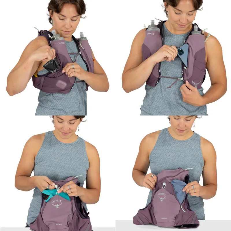 Osprey Womens Dyna 6 Running Vest - Black-12