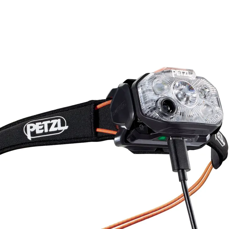 Petzl Swift RL Headlamp - Black-Orange-4