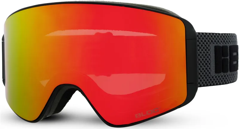 BLOC Eighty-Five Goggle - Matt Black-Red Mirror-Cat 2