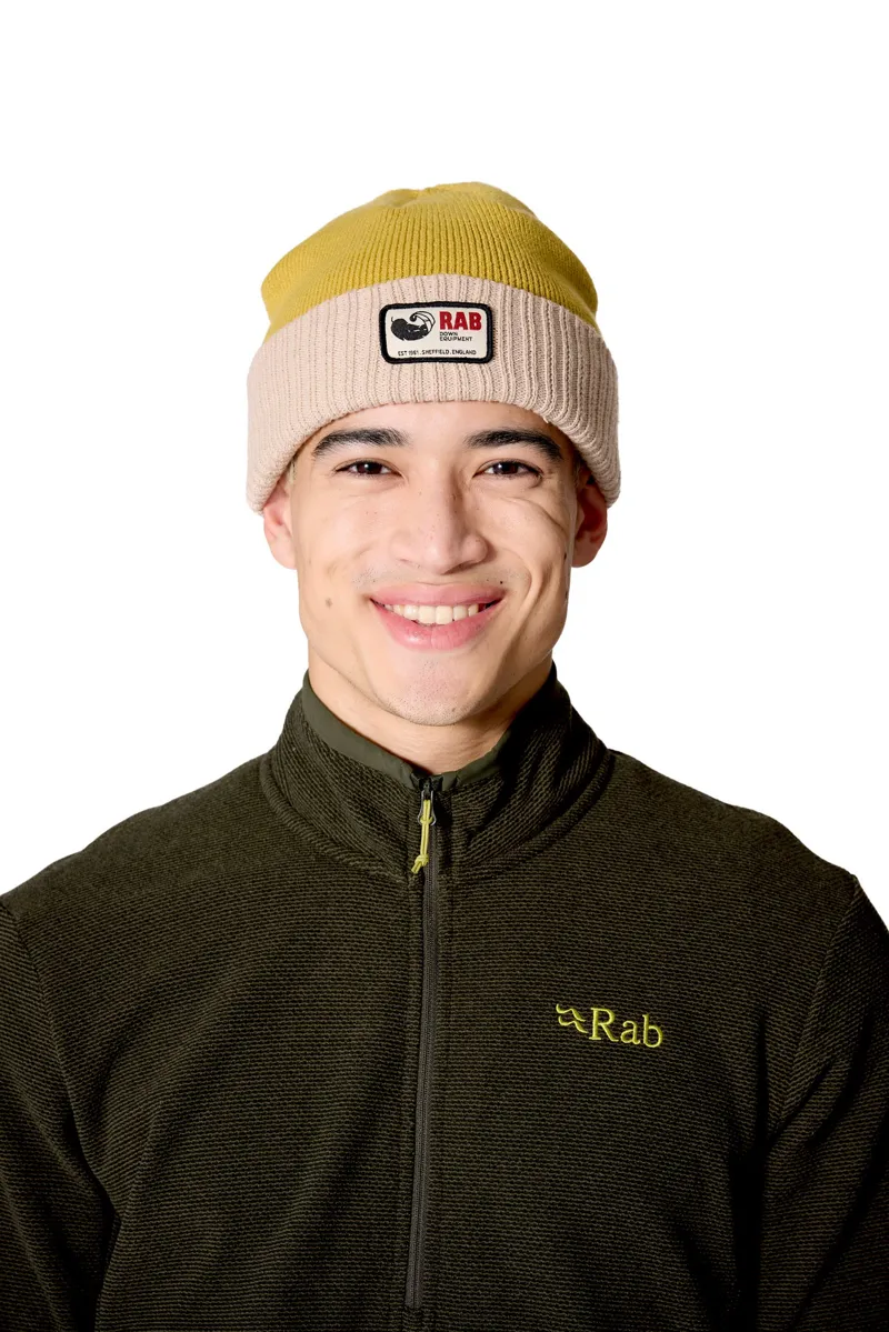 Rab Essential Beanie - Dark Pollen-Pebble-1