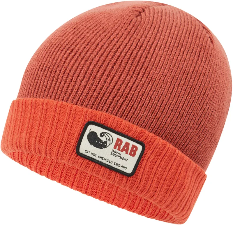 Rab Essential Beanie - Tuscan Red-Red Grapefruit
