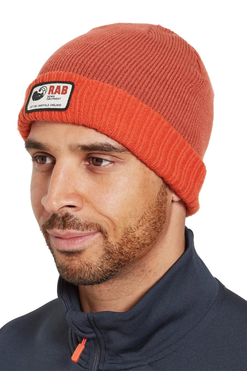 Rab Essential Beanie - Tuscan Red-Red Grapefruit-1