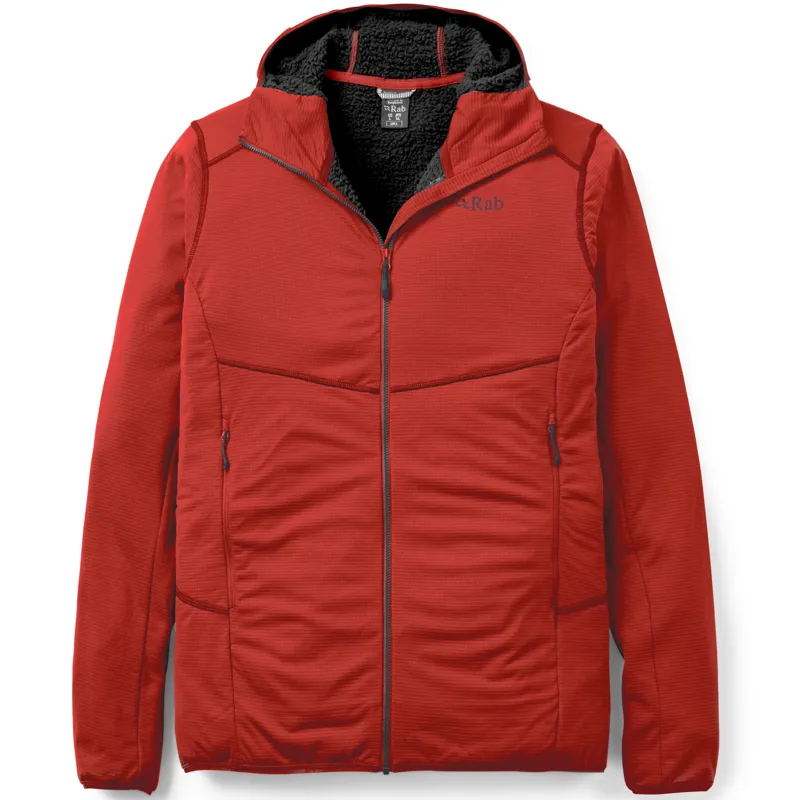 Rab Mens Evolute Hoody - Tuscan Red