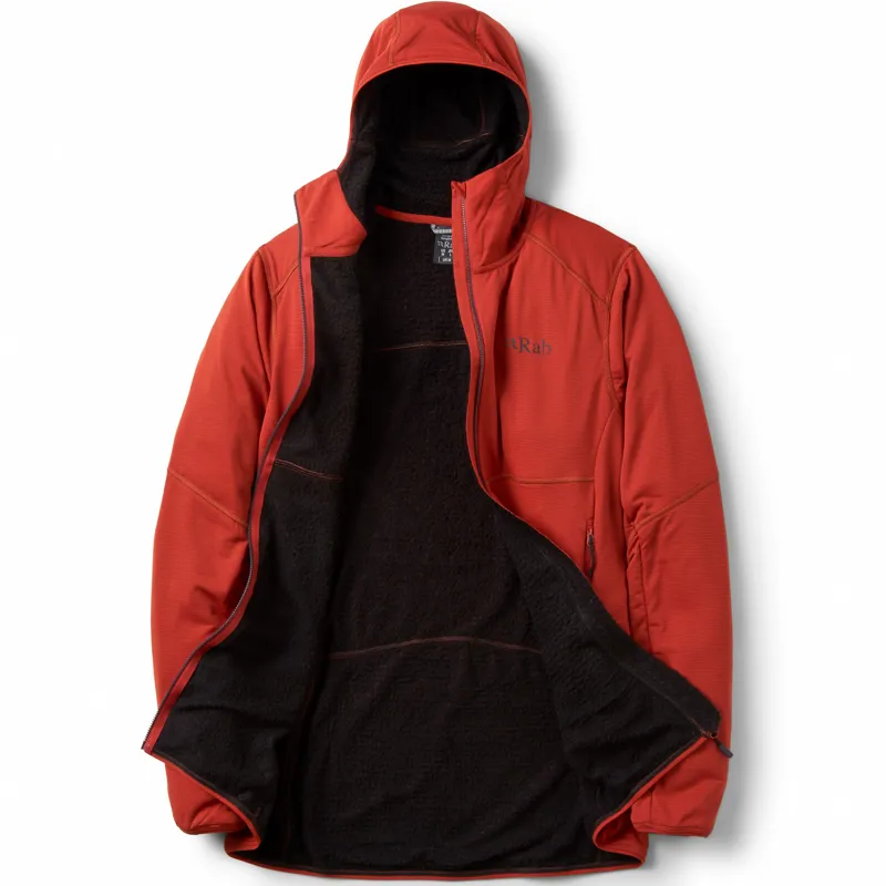 Rab Mens Evolute Hoody - Tuscan Red-1