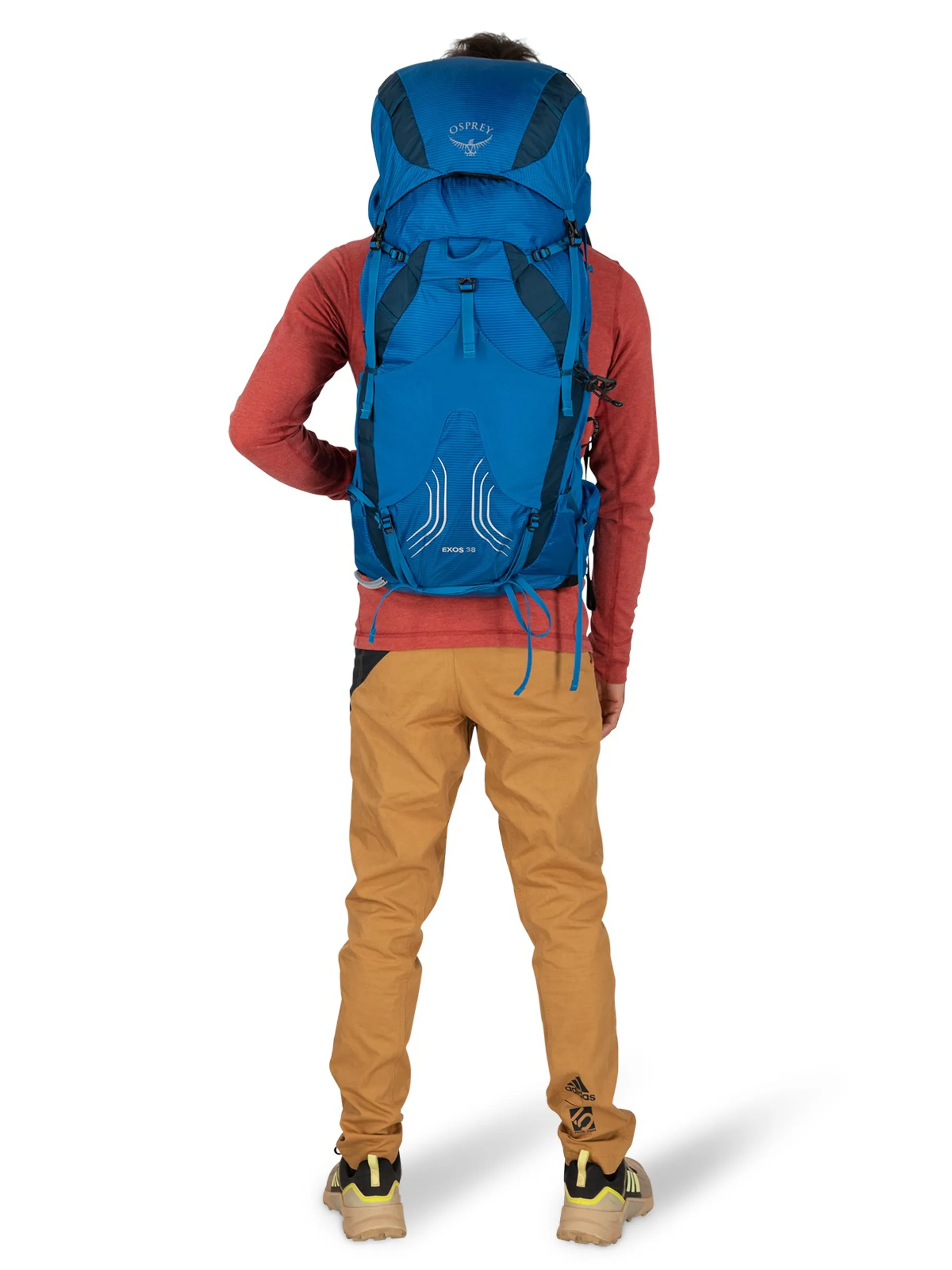 Osprey Mens Exos 38 Rucksack - Blue Ribbon