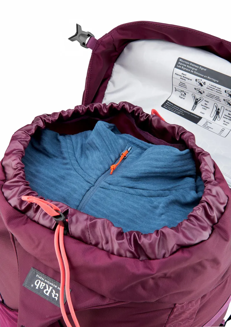 Rab Womens Exion 35 ND Rucksack - Mulberry-10