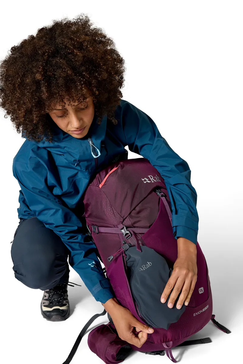 Rab Womens Exion 35 ND Rucksack - Mulberry-9