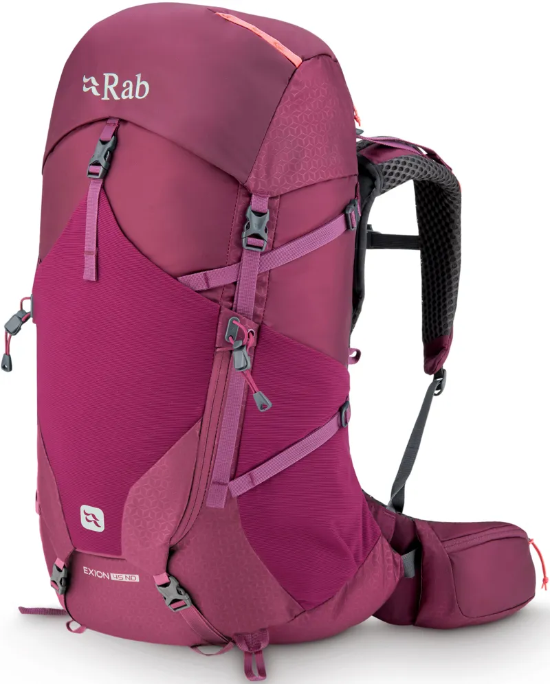 Rab Womens Exion 45 ND Rucksack - Mulberry