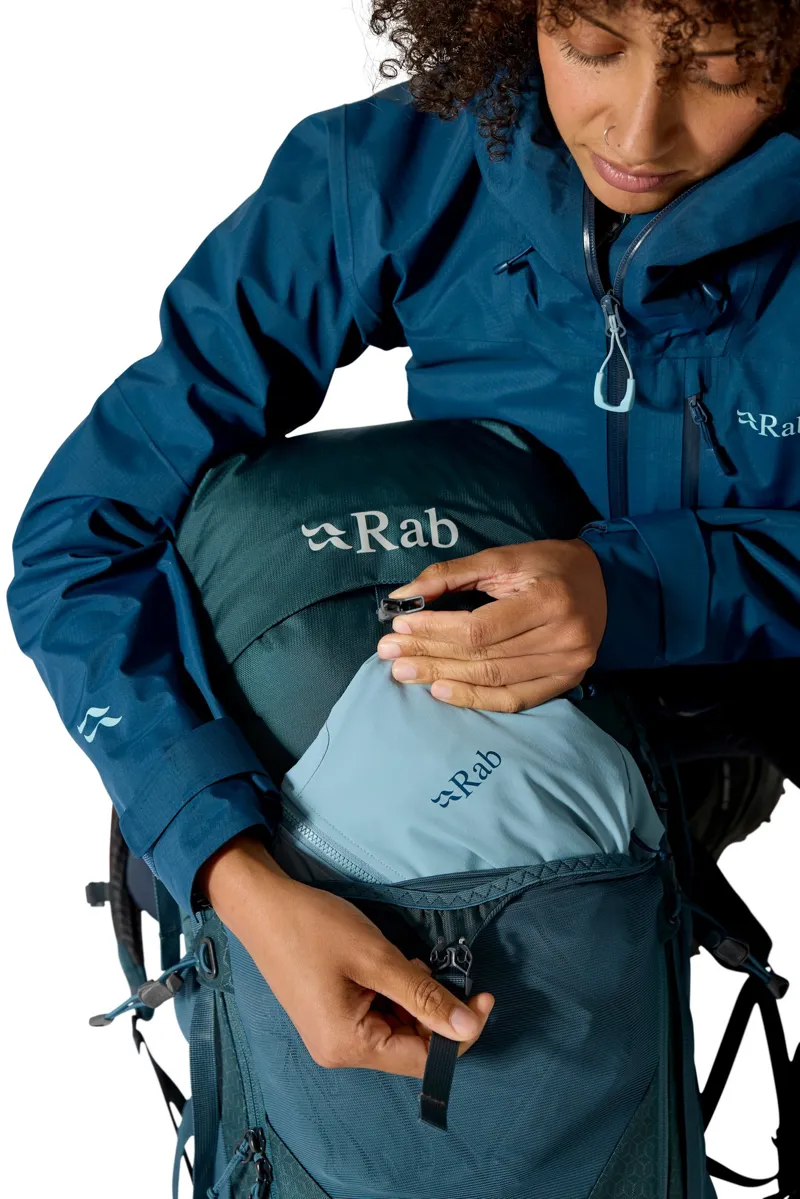 Rab Womens Exion 45 ND Rucksack - Orion Blue-9