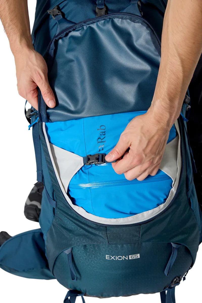 Rab Exion 65 Rucksack - Tempest Blue - M-L-10