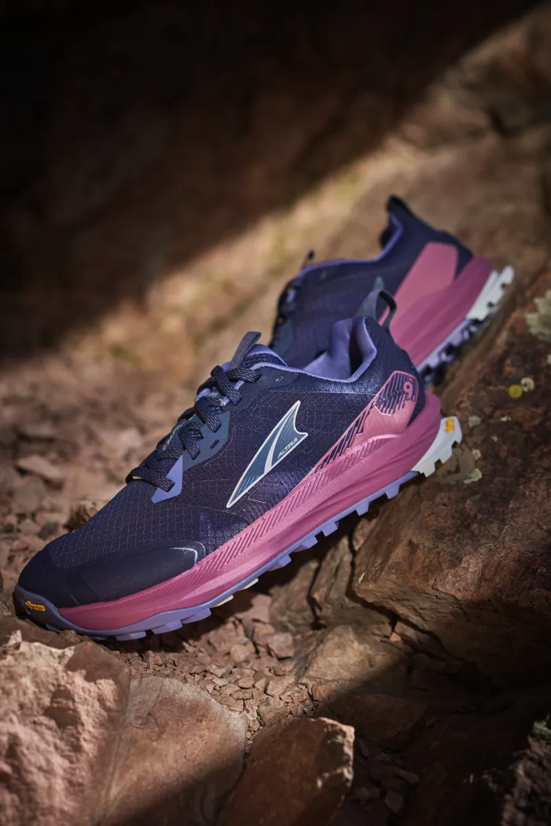 Altra Womens Lone Peak 9+ Trail Shoes - Dark Blue-10