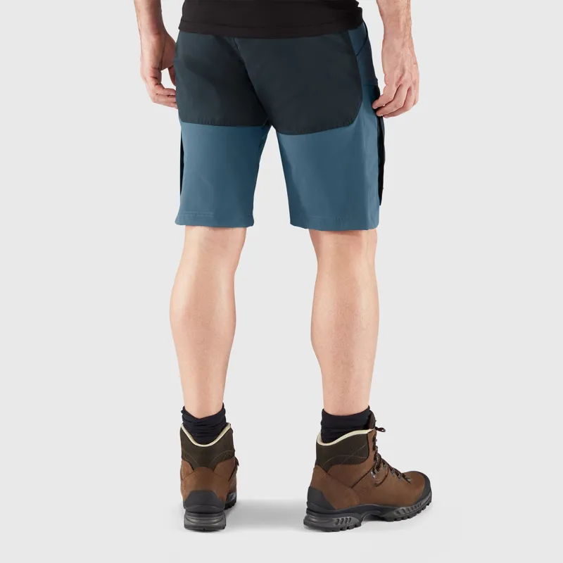 Fjallraven Mens Keb Shorts - Dark Navy-Uncle Blue-4