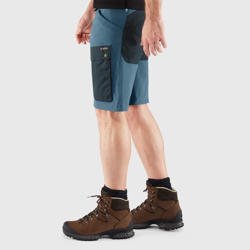 Fjallraven Mens Keb Shorts - Dark Navy-Uncle Blue-3