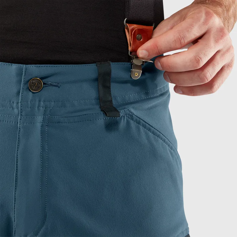 Fjallraven Mens Keb Shorts - Dark Navy-Uncle Blue-8