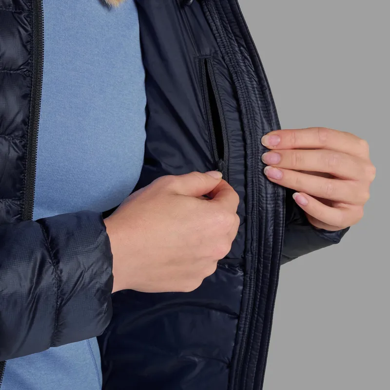 Montane Womens Anti Freeze Hoodie - Eclipse Blue-4