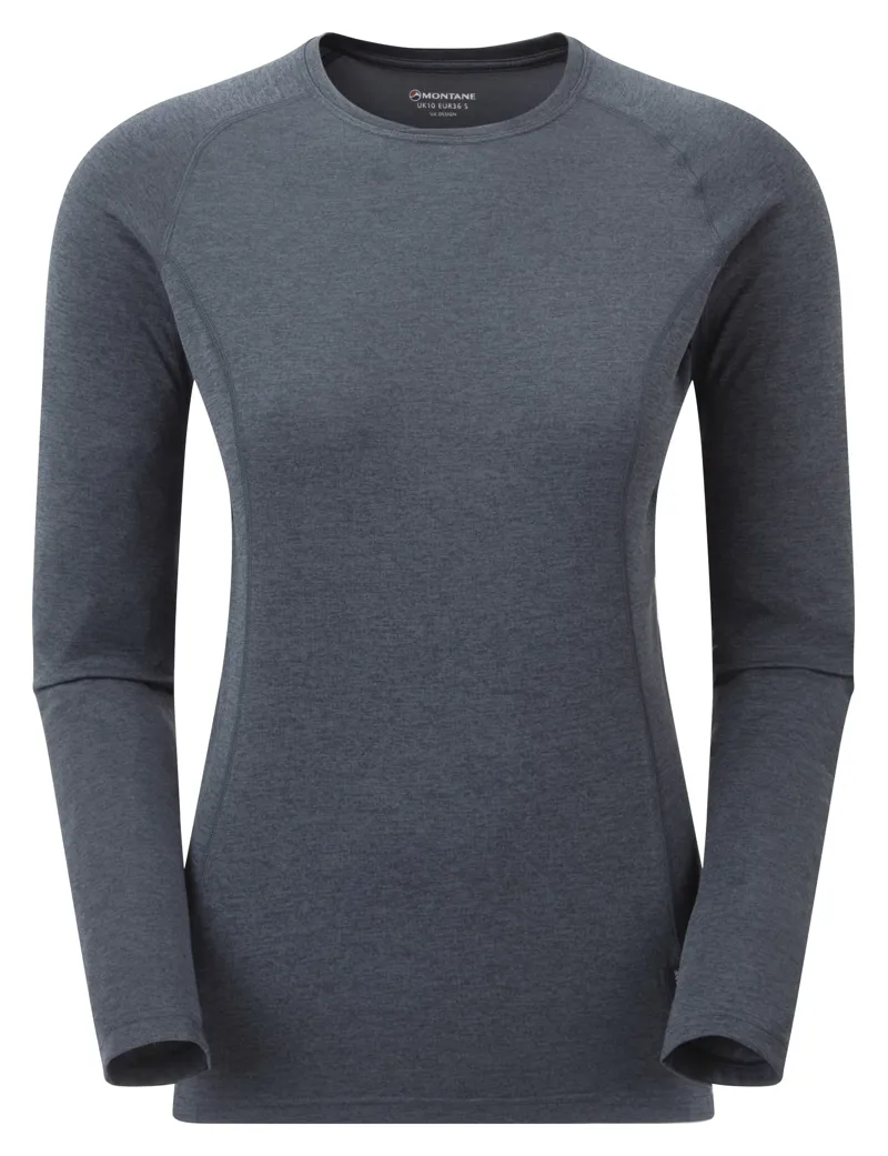 Montane Womens Dart Long Sleeve T-Shirt - Eclipse Blue