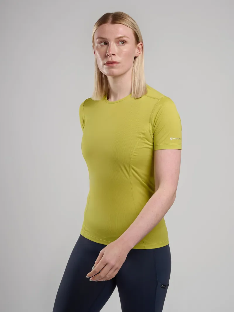 Montane Womens Dart Lite T-Shirt - Citrus Spring-1