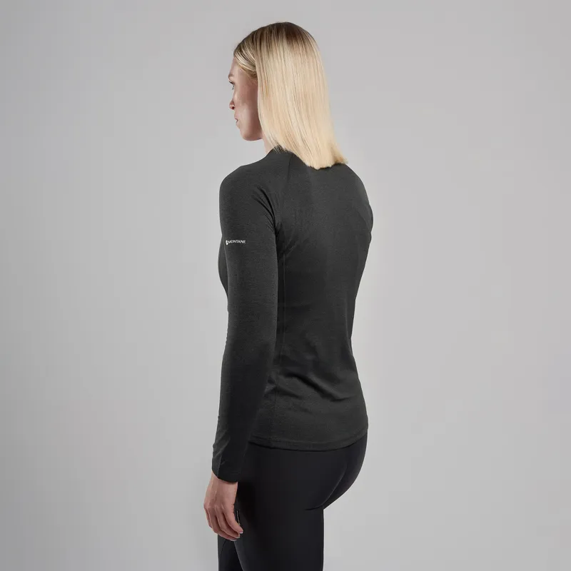 Montane Womens Dart Long Sleeved T-Shirt - Black-2