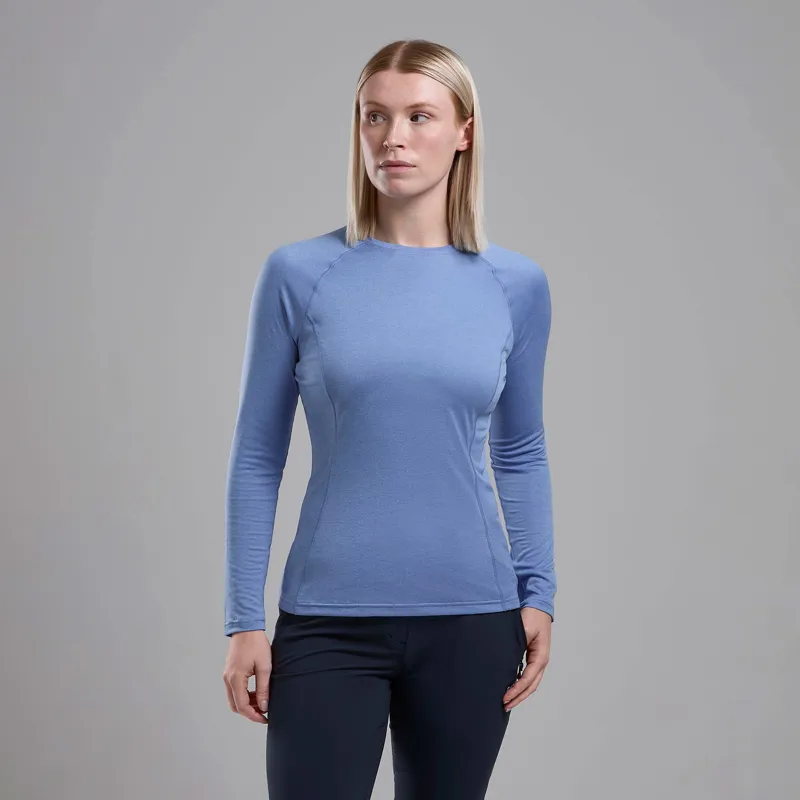 Montane Womens Dart Long Sleeved T-Shirt - Cornflower-1