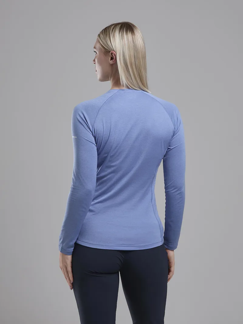 Montane Womens Dart Long Sleeved T-Shirt - Cornflower-2