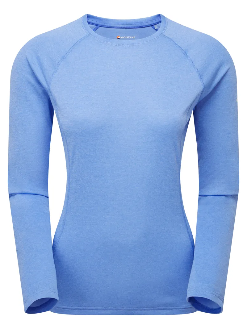 Montane Womens Dart Long Sleeved T-Shirt - Cornflower