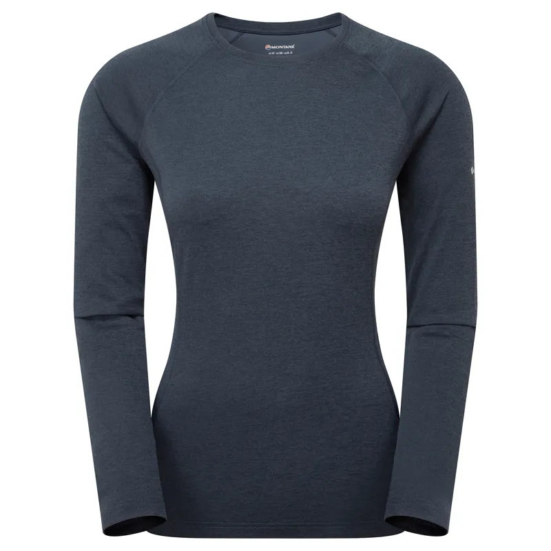 Montane Womens Dart Long Sleeved T-Shirt - Eclipse Blue