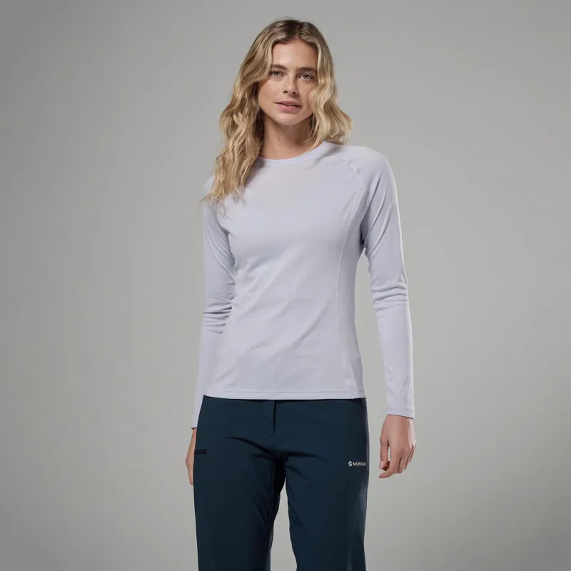 Montane Womens Dart Long Sleeved T-Shirt - Lilac Haze-1