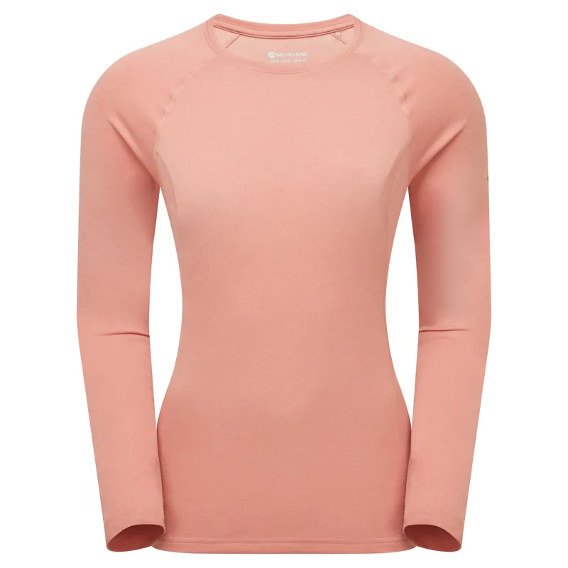 Montane Womens Dart Long Sleeved T-Shirt - Pink Clay