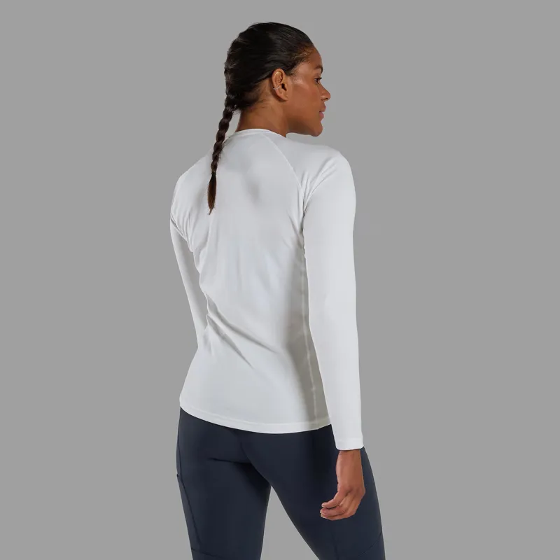 Montane Womens Dart Long Sleeved T-Shirt - Powder-2