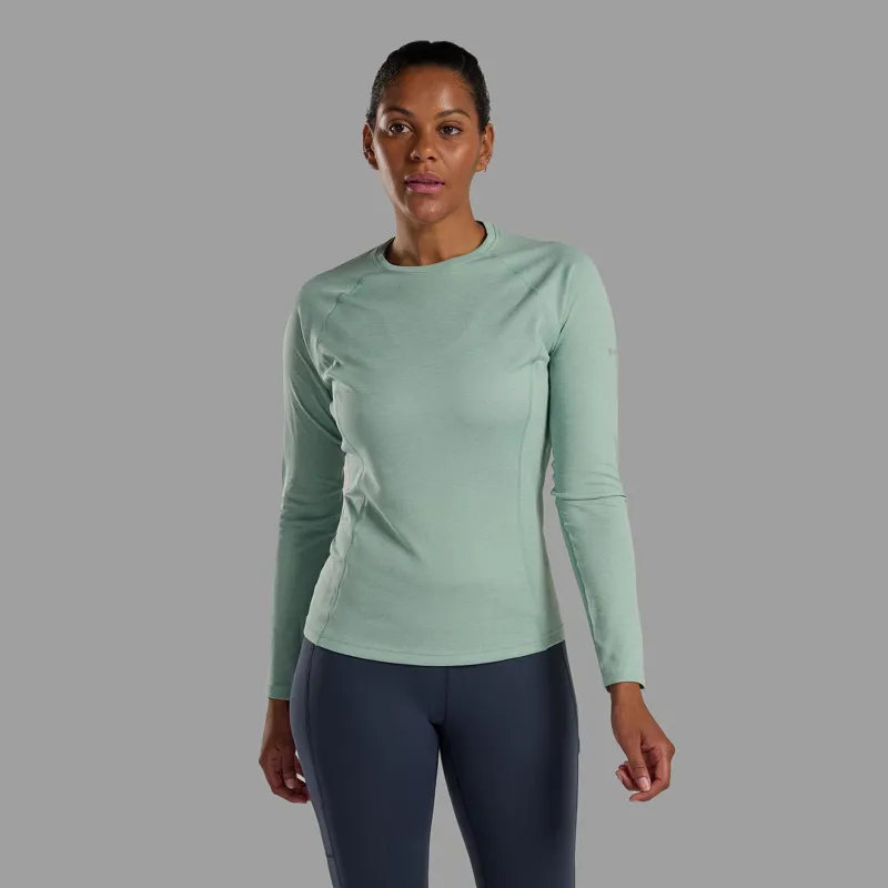 Montane Womens Dart Long Sleeved T-Shirt - Sea Mist-1