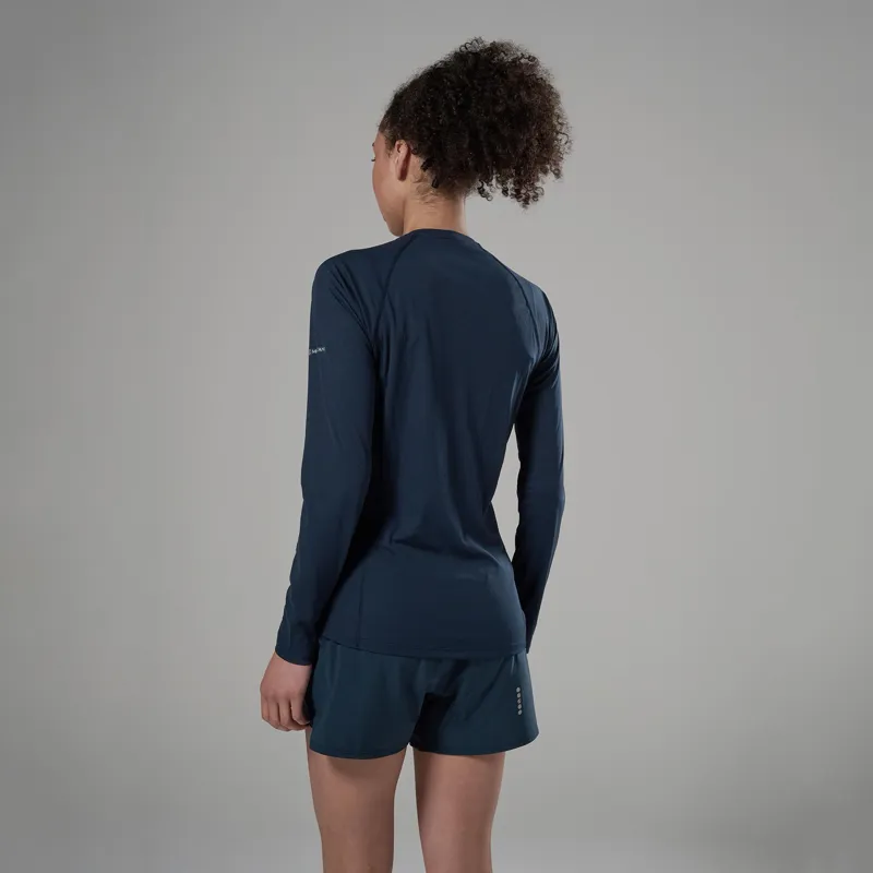 Montane Womens Dart Nano Long Sleeved T-Shirt - Eclipse Blue-3