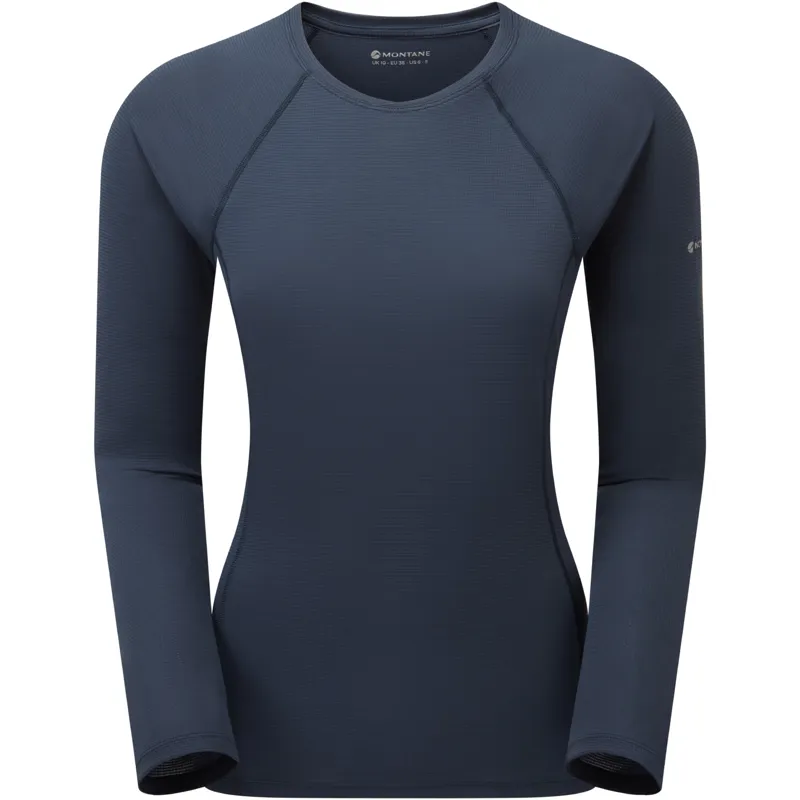 Montane Womens Dart Nano Long Sleeved T-Shirt - Eclipse Blue