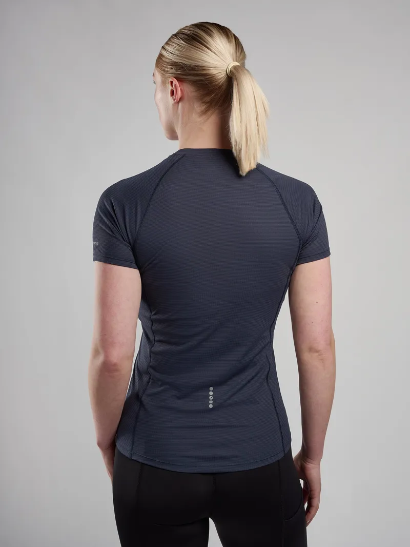 Montane Womens Dart Nano Zip T-Shirt - Eclipse Blue-3