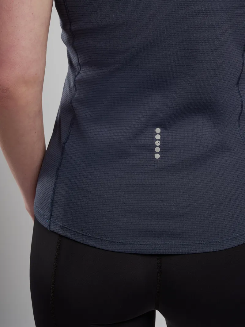 Montane Womens Dart Nano Zip T-Shirt - Eclipse Blue-2