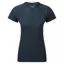 Montane Womens Dart Nano Zip T-Shirt - Eclipse Blue