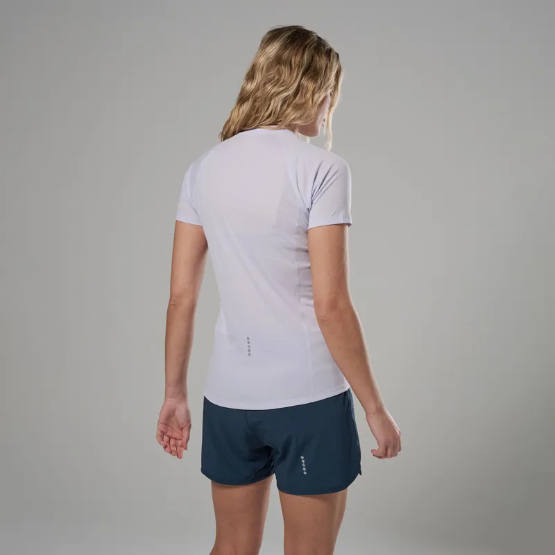 Montane Womens Dart Nano Zip T-Shirt - Lilac Haze-2