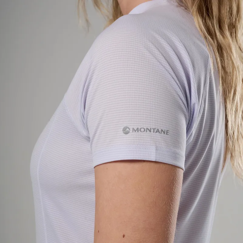 Montane Womens Dart Nano Zip T-Shirt - Lilac Haze-5