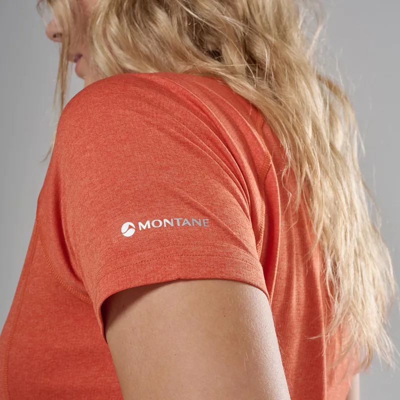 Montane Womens Dart T-Shirt - Lava-3