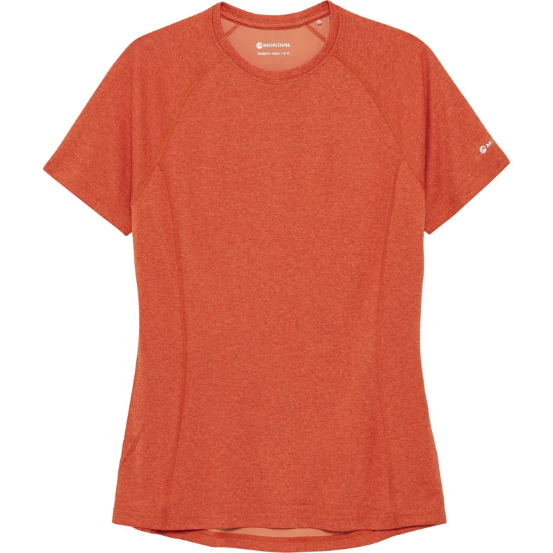 Montane Womens Dart T-Shirt - Lava