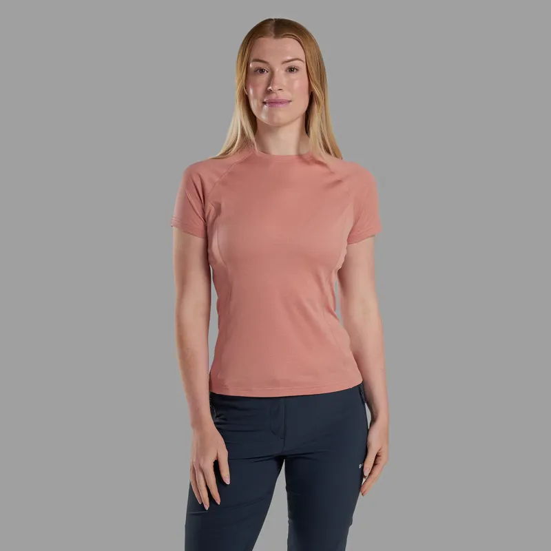 Montane Womens Dart T-Shirt - Pink Clay-1