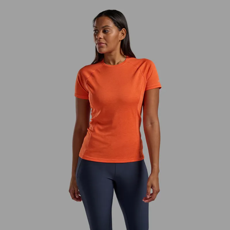 Montane Womens Dart T-Shirt - Tigerlily-1