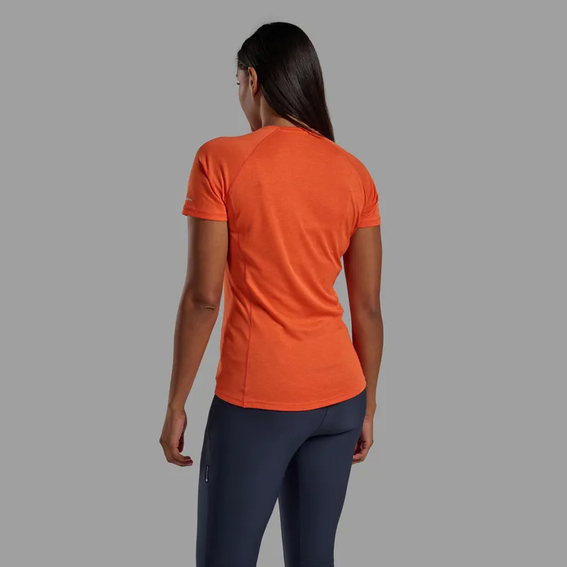 Montane Womens Dart T-Shirt - Tigerlily-2