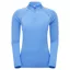 Montane Womens Dart XT Zip Neck T-Shirt - Cornflower