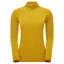 Montane Womens Dart XT Zip Neck T-Shirt - Ginkgo Gold
