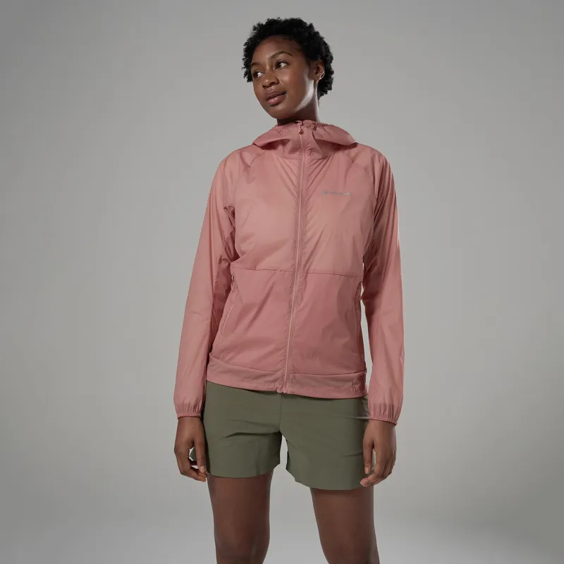 Montane Womens Featherlite Hoodie - Pink Clay-5