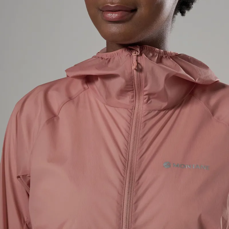 Montane Womens Featherlite Hoodie - Pink Clay-2