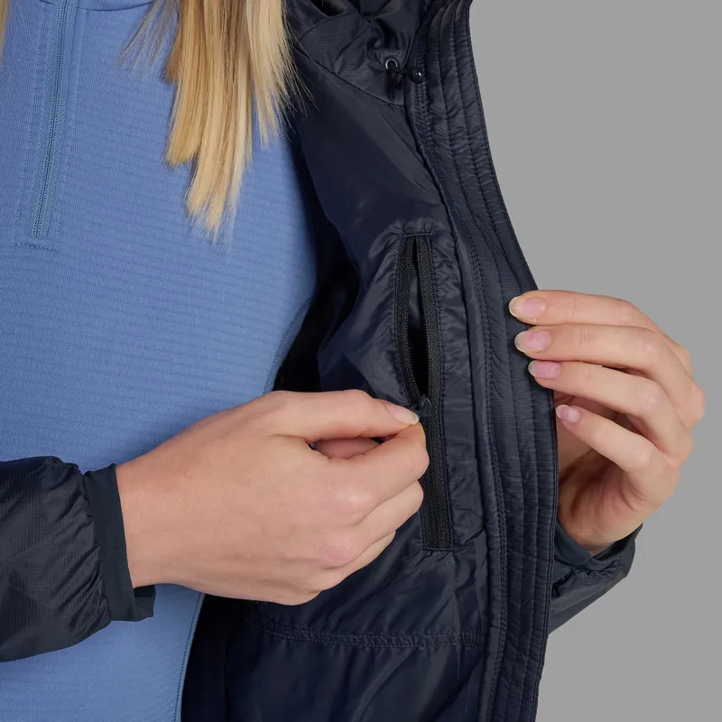 Montane Womens Fortes Lite Hoodie - Eclipse Blue-6
